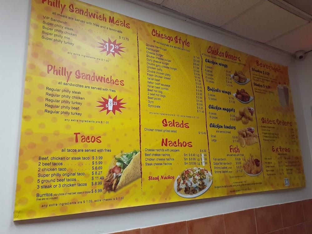 Philly's Original Steak Menu image 4